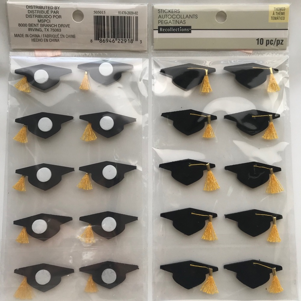 Graduation stickers